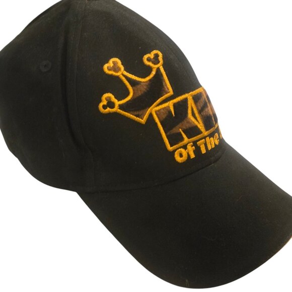 Disneys Animal Kingdom Baseball Cap King Of The Jungle Black Hat Adjustable - Picture 16 of 16